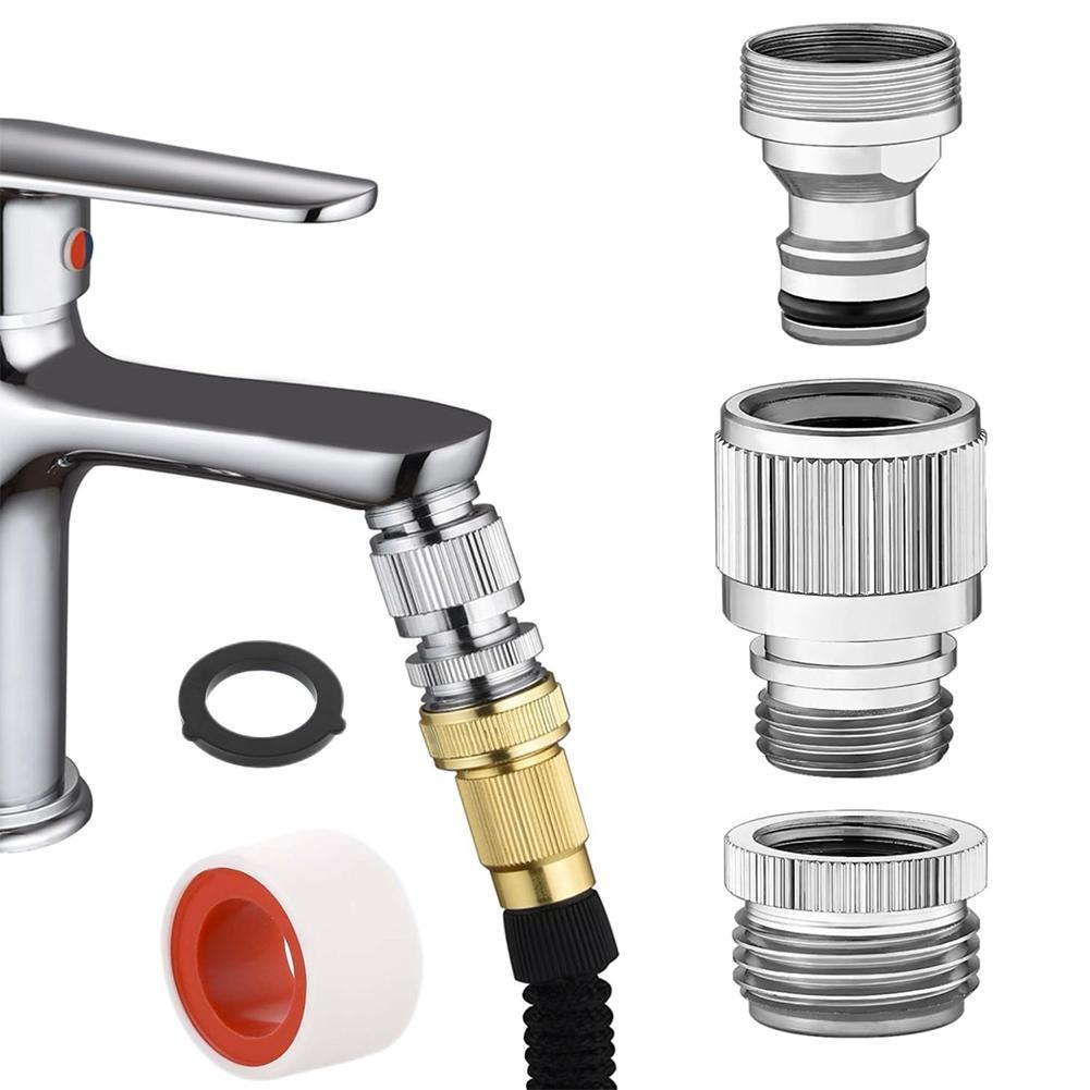 Gardening Tools Combo - Juego de adaptadores de grifo para