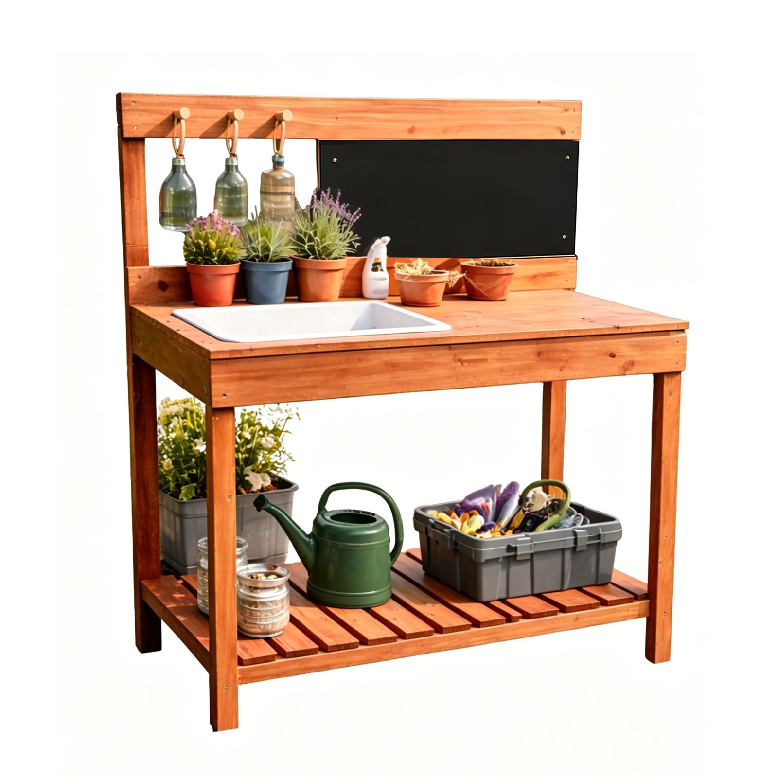 Gardening Tools For Kids - Mesas de Jardinería de Madera para
