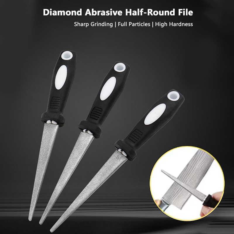 Gardening Tools Knife - Afilador de diamante metálico de doble