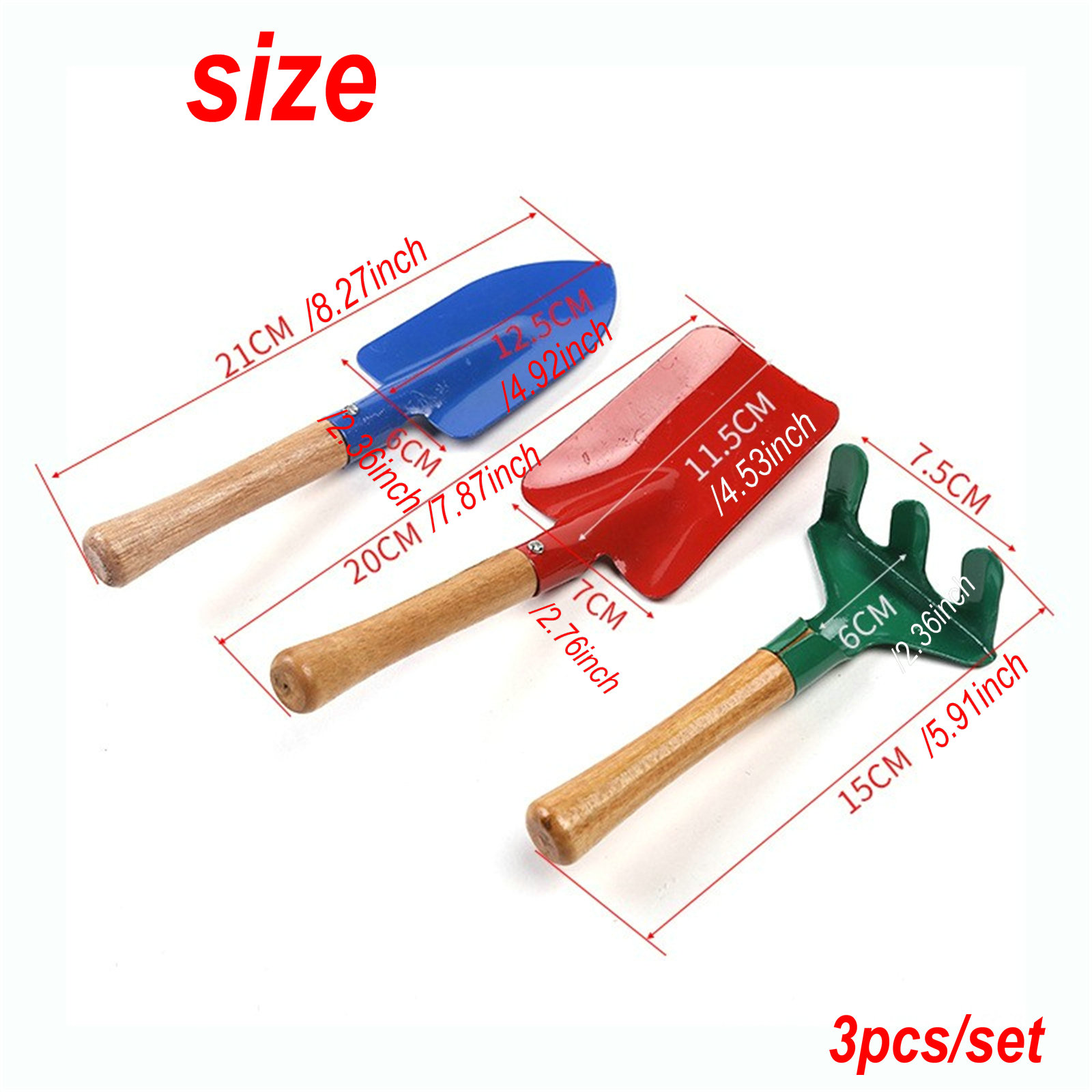 Un juego de tres piezas de her - Gardening Tools Toys reseña y precio