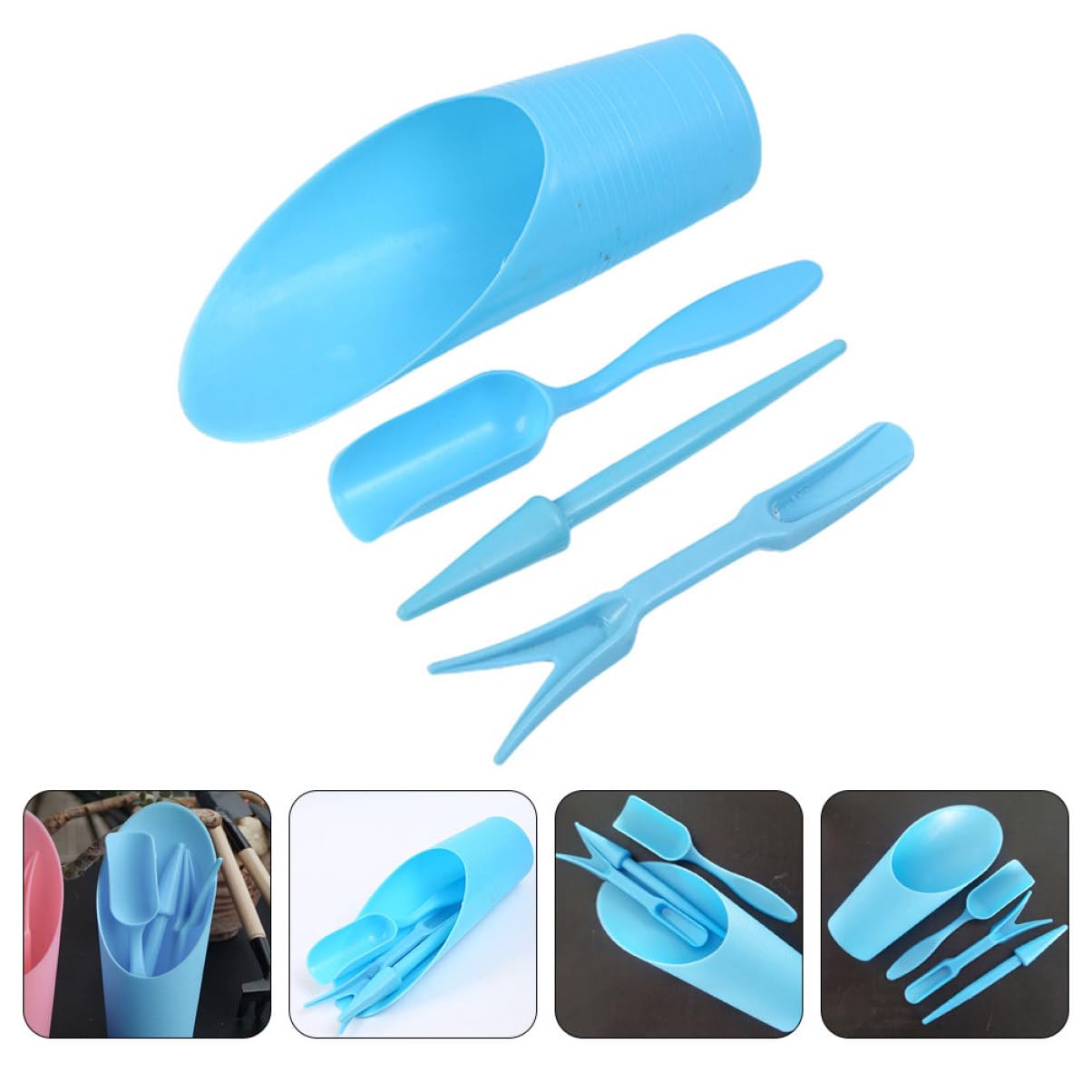 4 unids/set, pala de cubo dura - Gardening Tools Combo reseña y precio