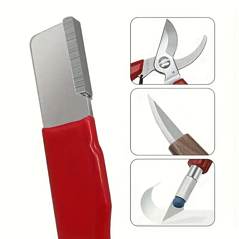 Afilador de tijeras y cuchillo - Gardening Tools Knife reseña y precio