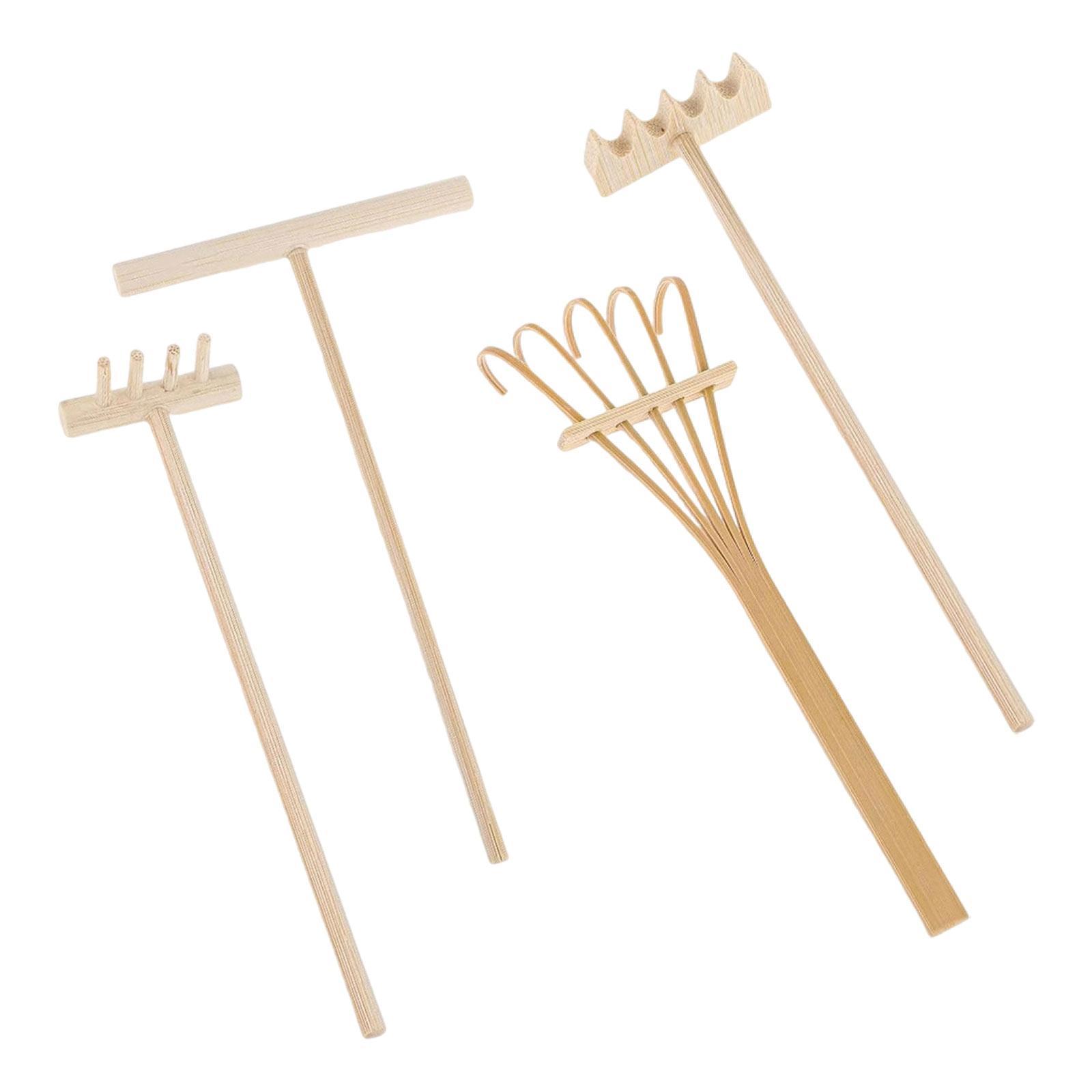 4 piezas rastrillo jardín aren - Gardening Tools Set Gift reseña y precio