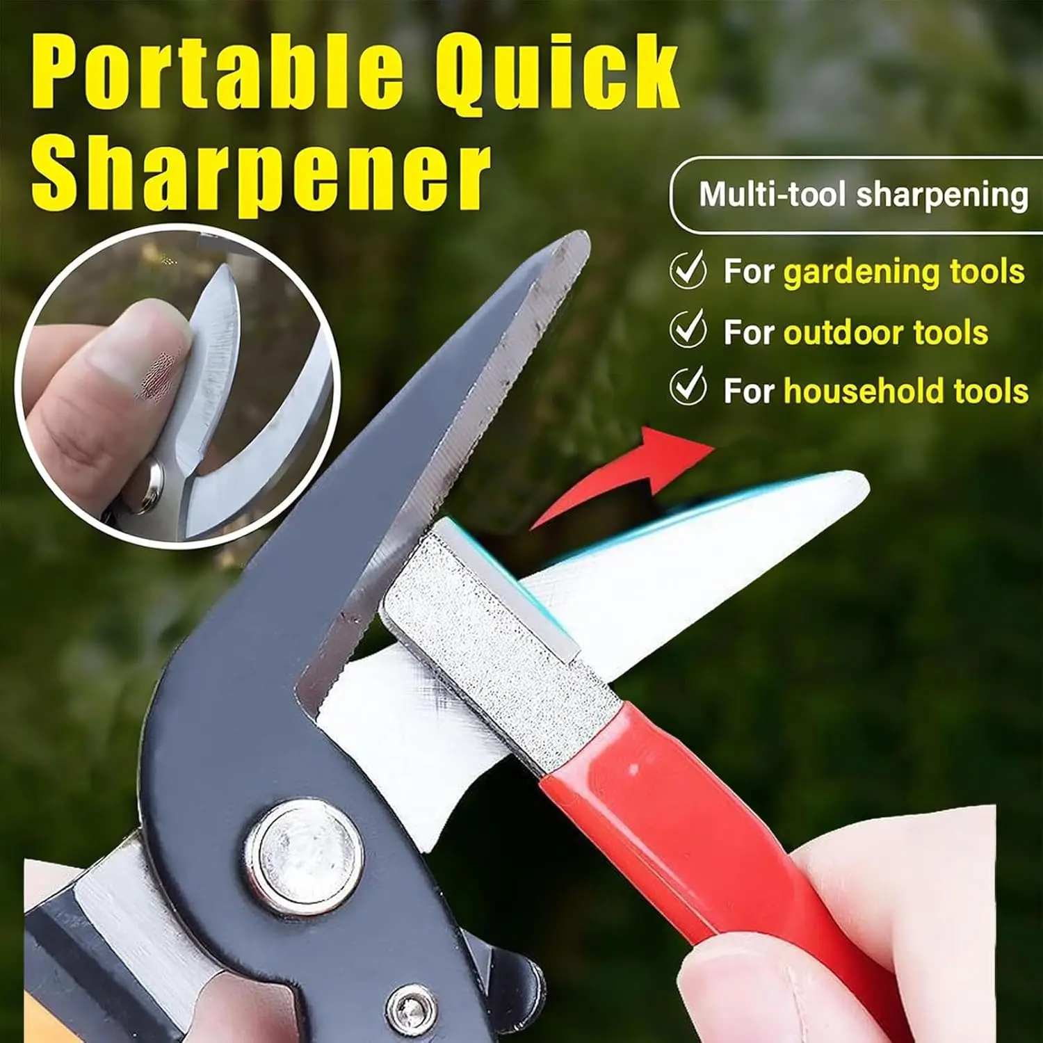 Afilador Portátil Rápido, Afil - Gardening Tools Knife reseña y precio