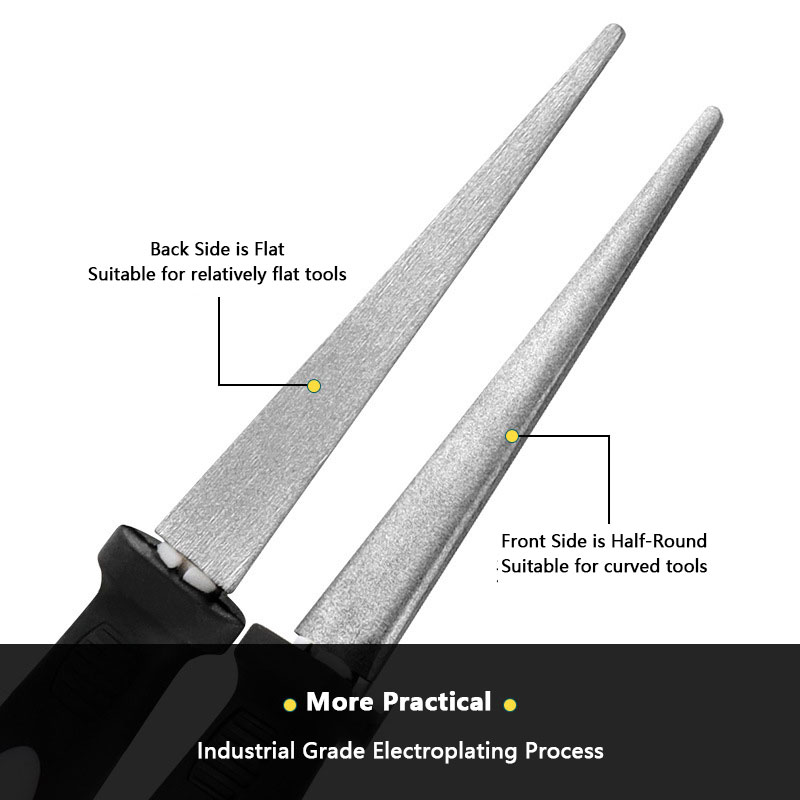 Afilador de diamante metálico  - Gardening Tools Knife reseña y precio
