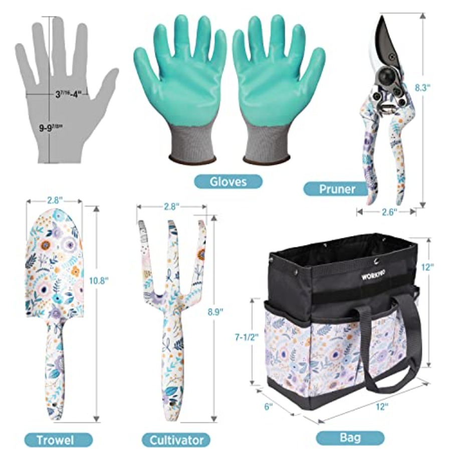 Juego de herramientas de jardí - Gardening Tools Set Gift reseña y precio